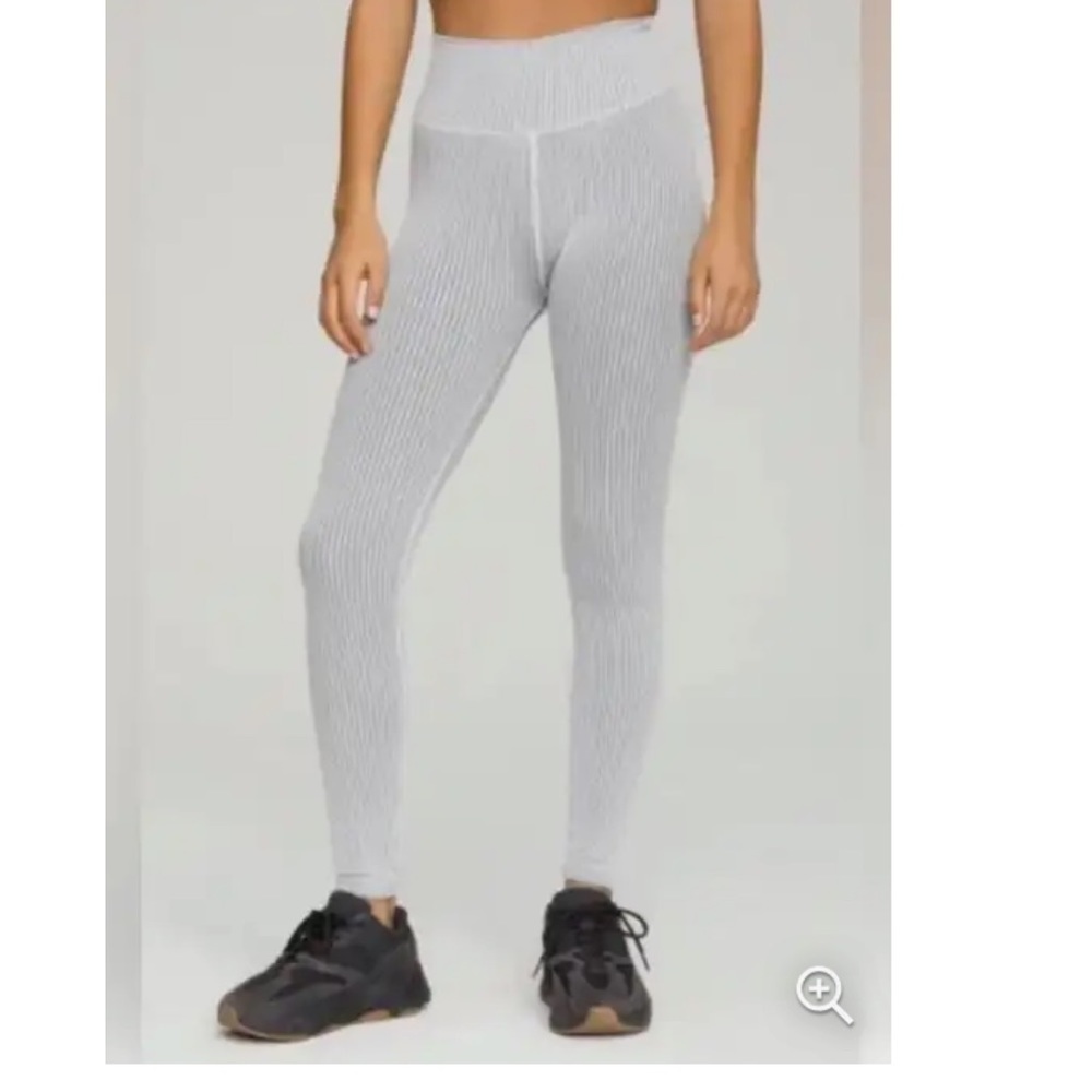 GOOD AMERICAN Seamless Chunky Rib High Rise Leggings